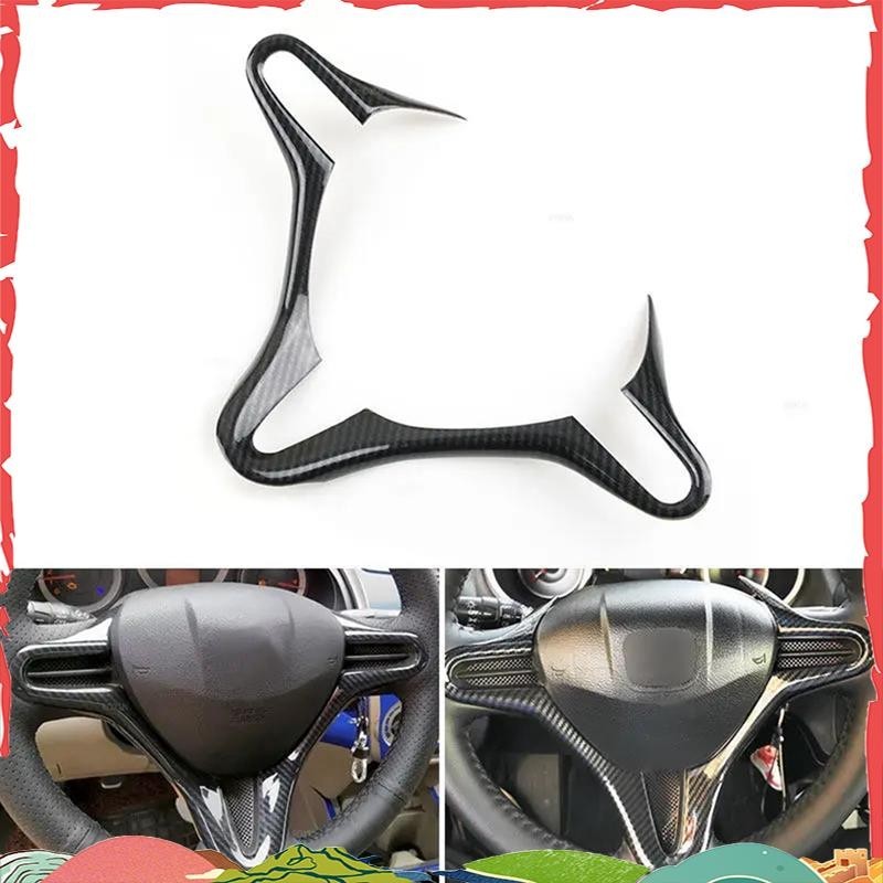 Para A 8a Geração 2006 2007 2008 2009 2010 2011 Acessórios De Fibra De Carbono Tampa Interna Do Volante Trim ighaldjur1