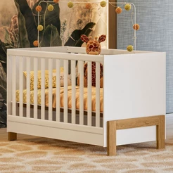 Berço Mini Cama Fantasia 2 em 1 Branco - Qmovi
