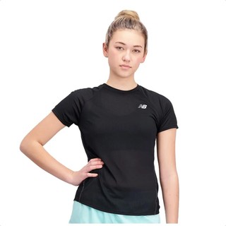 Camiseta New Balance Impact Run Feminina 100% Original Com Nota Fiscal e Garantia em Oferta na Shopee