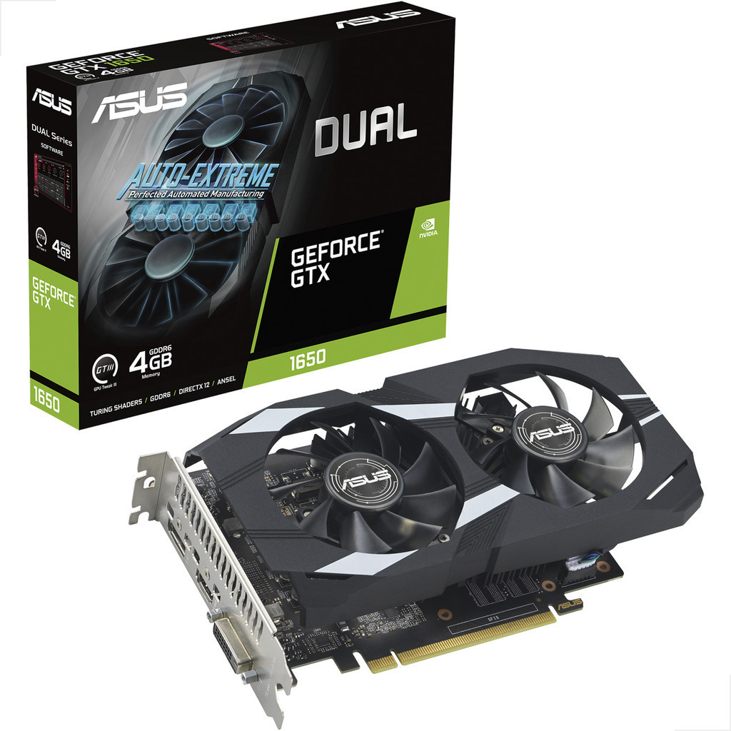 Placa de Vídeo Asus Dual GEFORCE GTX 1650 EVO 4GB GDDR6