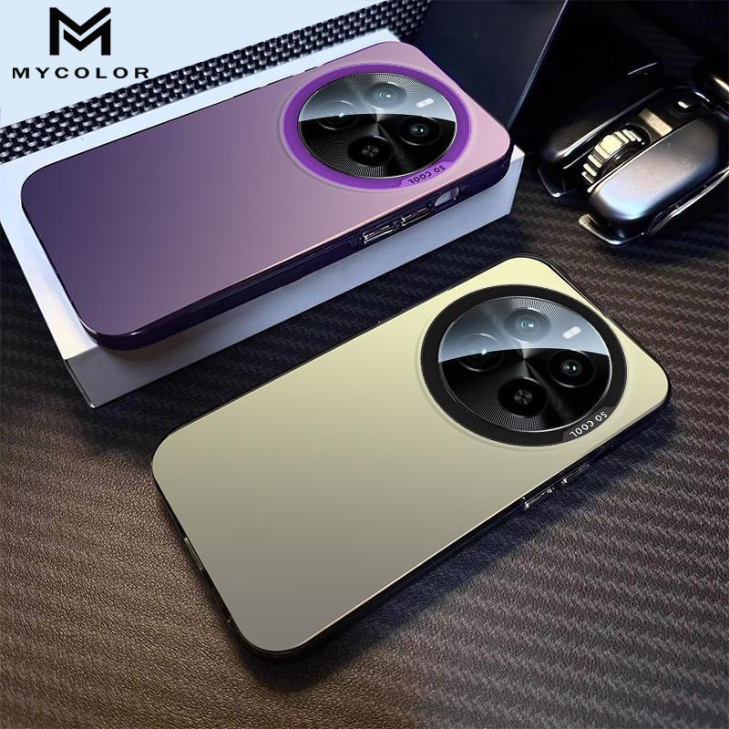 Capa Galvanizada Fosca De Cor Sólida Para Realme 13 12X 12 11 11X 10T 9 9i 8 8i 7i 6i 5 5s 5i GT5 GT 5 3 Neo6 Neo6 SE Pr em Oferta na Shopee