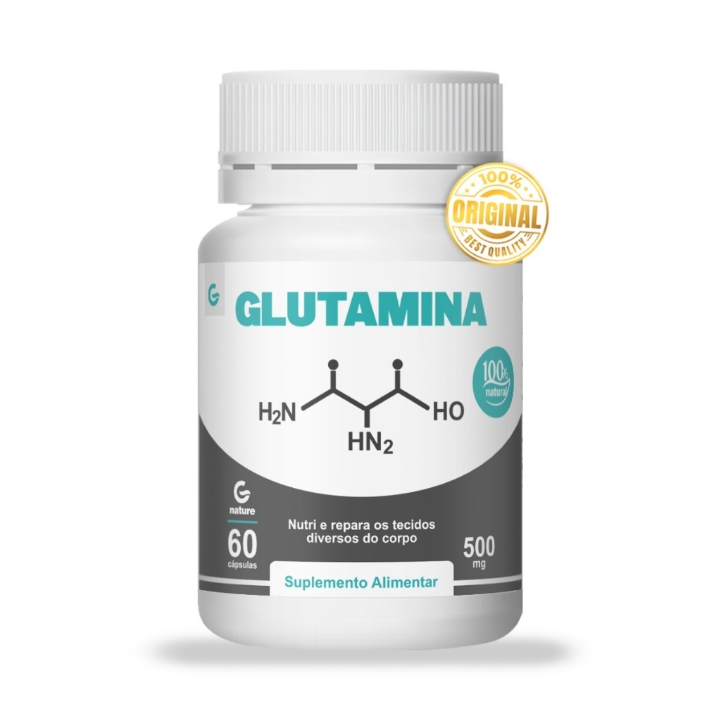 Glutamina 500mg 60 Cápsulas GENATURE