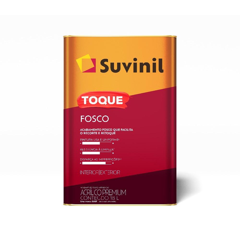 Tinta Toque Fosco Cores Especiais 18L Suvinil em Oferta na Shopee