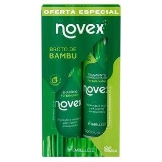 Kit Shampoo + Condicionador Novex Broto De Bambu 300ml em Oferta na Shopee