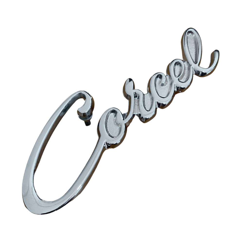 EMBLEMA MANUSCRITO CORCEL CAPO TRASEIRO ATÉ 1977 - PREMIUM