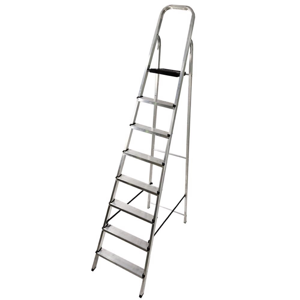 Escada Domestica de Alumínio 8 Degraus EVE1028 EVALD em Oferta na Shopee