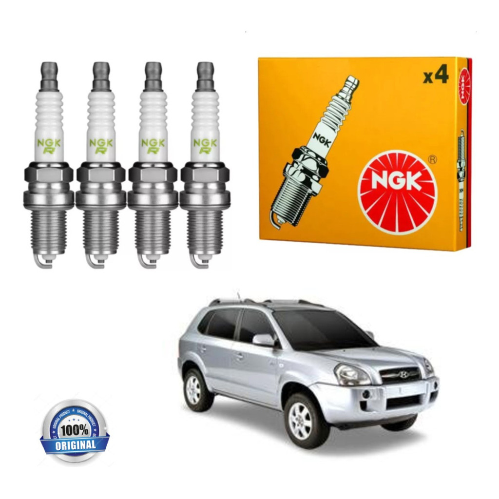 Jogo De Vela NGK Hyundai Tucson 2.0 16v Flex Desde 2013 Fr6ed