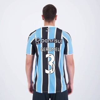Camisa Umbro Grêmio I 2024 3 Geromel em Oferta na Shopee