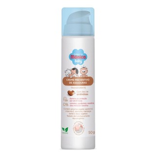 Creme Preventivo de Assaduras Turma da Mônica Baby Transparente com Óleo de Amêndoas 50g em Oferta na Shopee