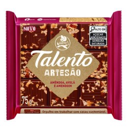 Chocolate Talento Artesão Com Amêndoa, Avelã e Amendoim 75g Garoto em Oferta na Shopee