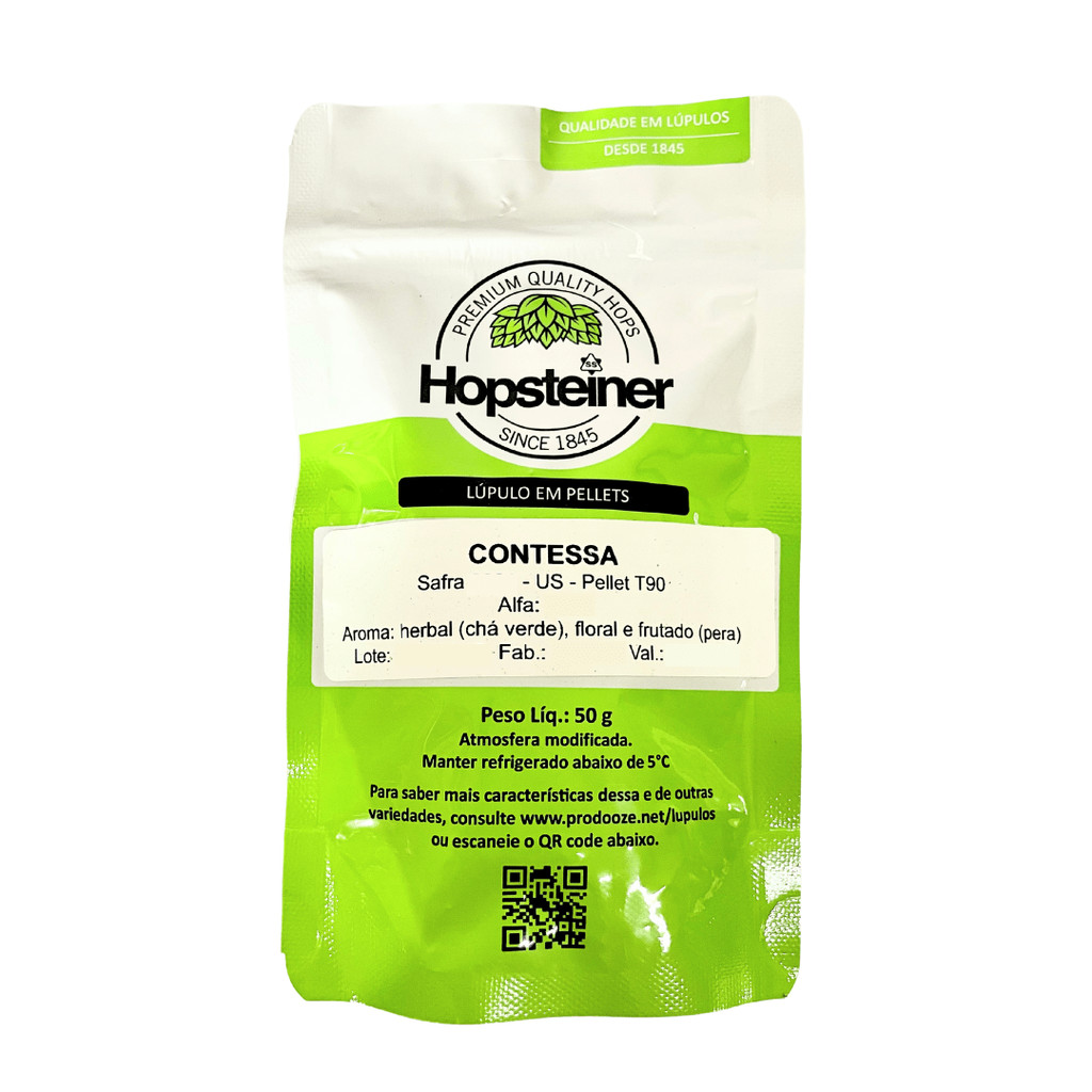 Lúpulo Hopsteiner Contessa - 50g (pellets)
