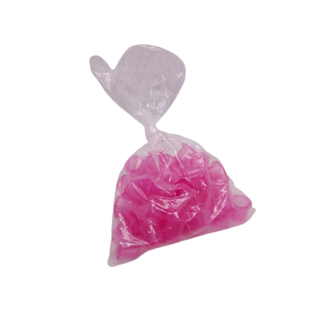 Batoque Rosa P para Tatuagem Tattoo - 50 Unidades