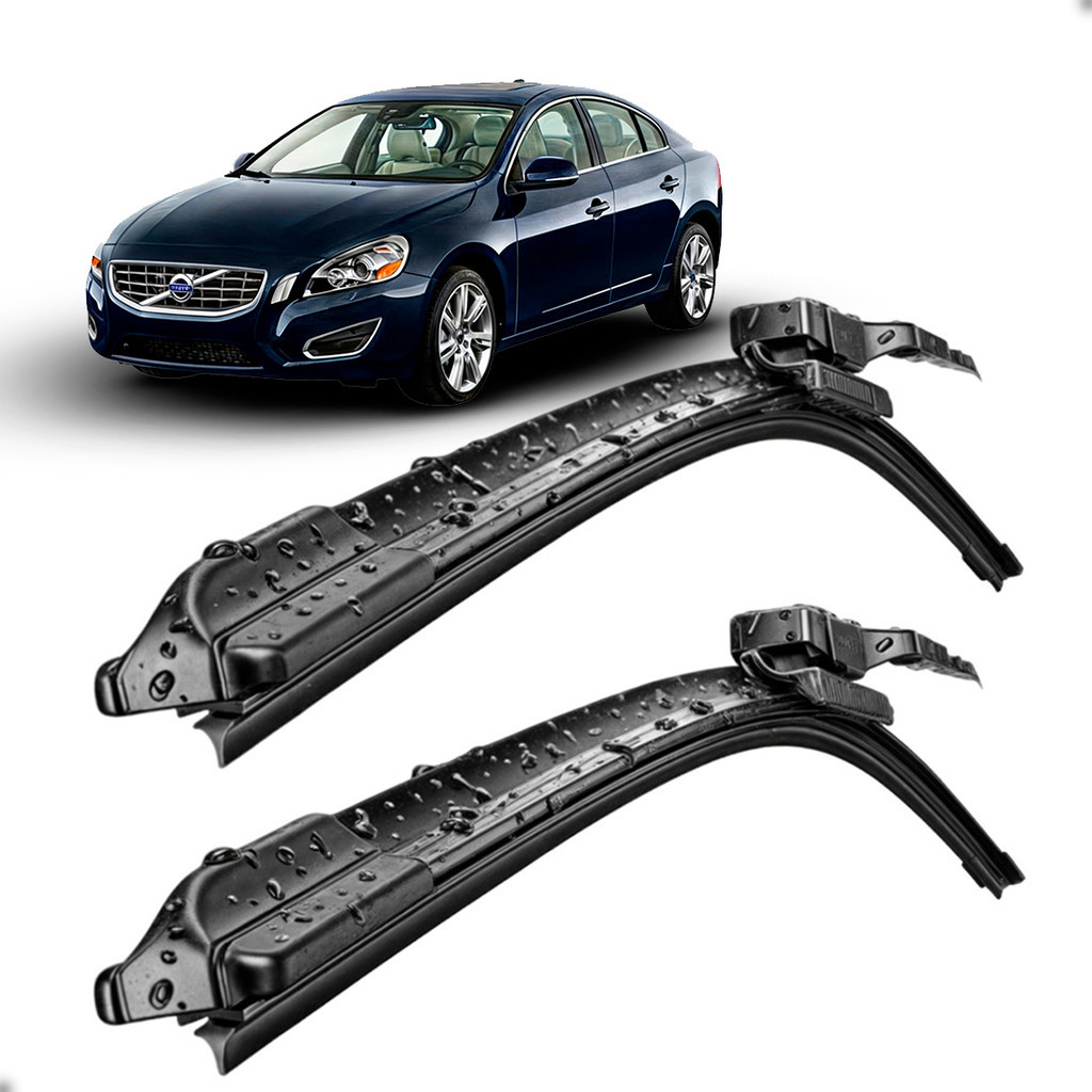 Par Palhetas Dianteira Automtivas Limpadores Parabrisa Volvo Modelos S60 V70 Xc70/xc90 2004 até 2010 em Oferta na Shopee