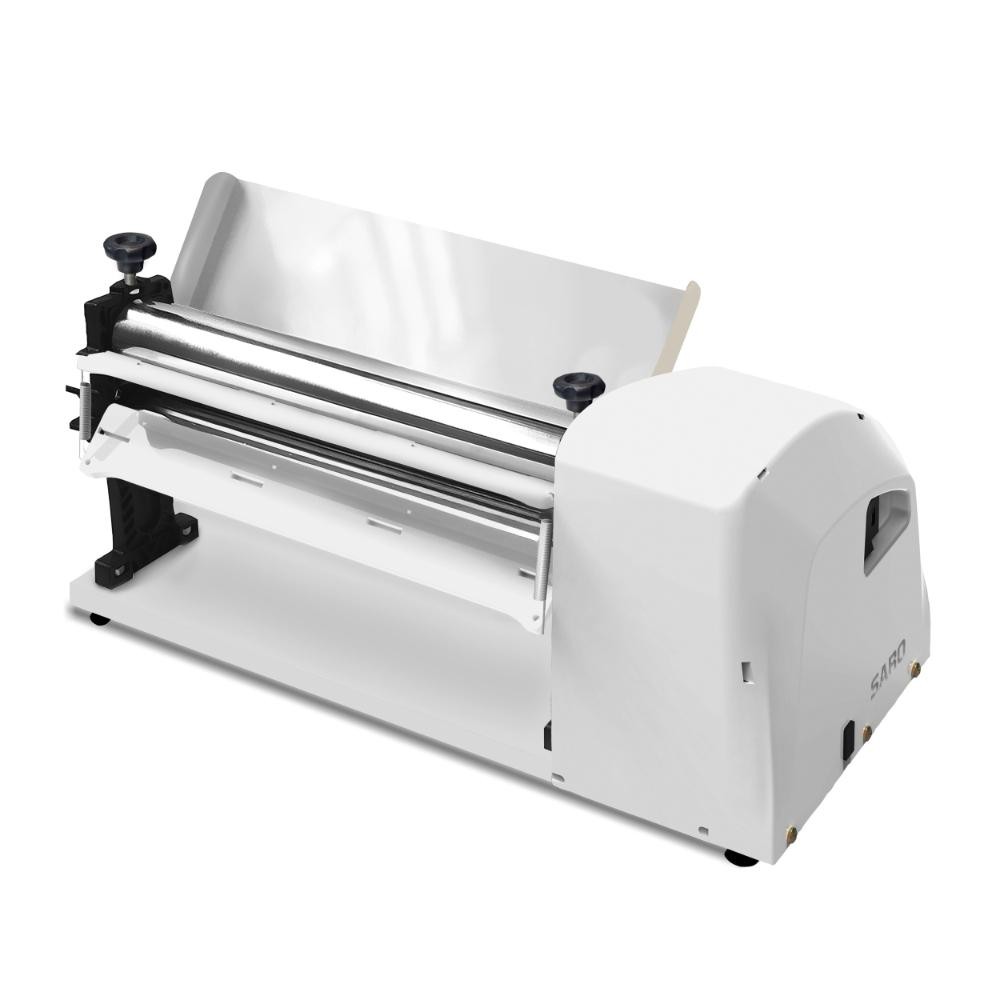 Cilindro de Massa Elétrico SARO Standard Cromado Antiaderente 40cm Inox e Aço 127V - Home & Living