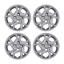 Calota Aro 14" Prata Mod Fiat Mobi 2017 / 2018 (Jogo c/ 4 Calotas) Grid - 291CB-PTA-E