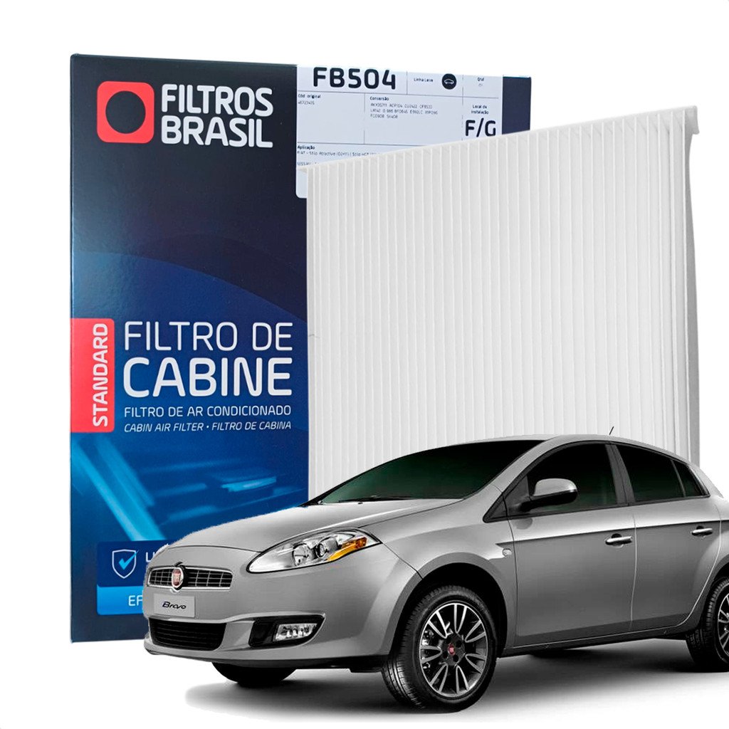 Filtro Ar Condicionado Para Fiat Stilo Bravo 2002 Até 2017 em Oferta na Shopee