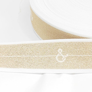 Elástico Madri Lurex 40mm = 4cm para cós largo toque macio reforçado Top 12300 em Oferta na Shopee