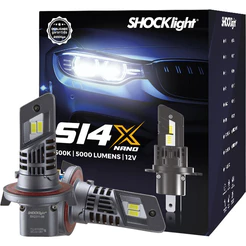 Lâmpada Led Shocklight S14x S14 X Nano H13 5000 Lumens 6500k