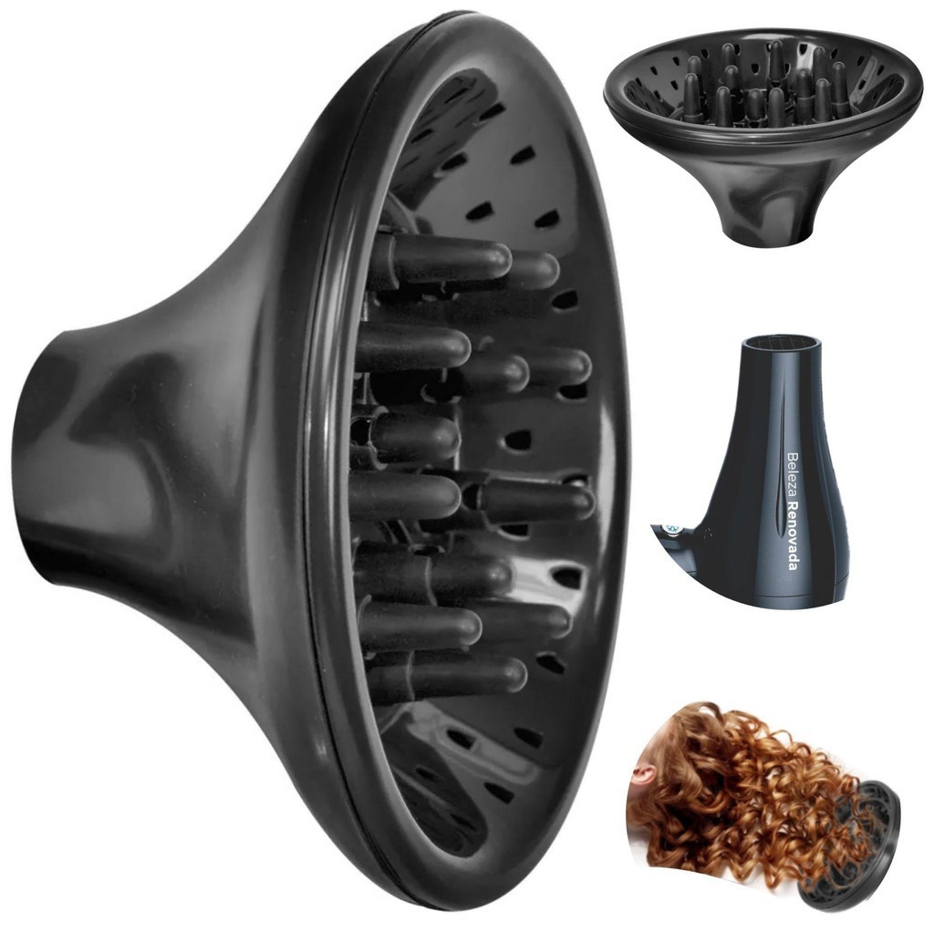 Difusor De Ar Universal Para Secador De Cabelo Ativa Cachos em Oferta na Shopee