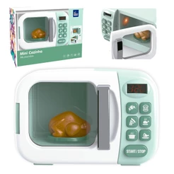 Brinquedo Infantil Microondas Mini Cozinha com Luz e Som Interativo Faz de Conta - Fenix Brinquedos LKC-991
