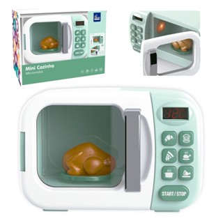 Brinquedo Infantil Microondas Mini Cozinha com Luz e Som Interativo Faz de Conta - Fenix Brinquedos LKC-991 em Oferta na Shopee