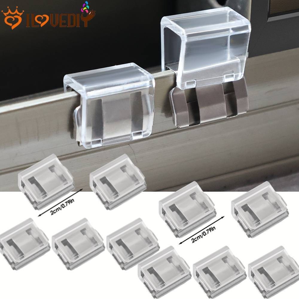 1/5 PCS Trava De Segurança Para Crianças-Fivela De Fechamento Janelas Deslizantes Anti-Roubo Bebês