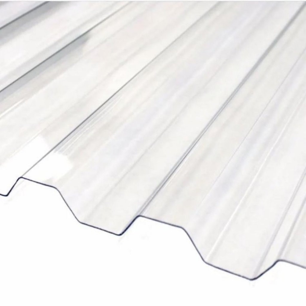 Kit com 5 Telhas Policarbonato 244cm X 99cm Grega 5 - Home & Living