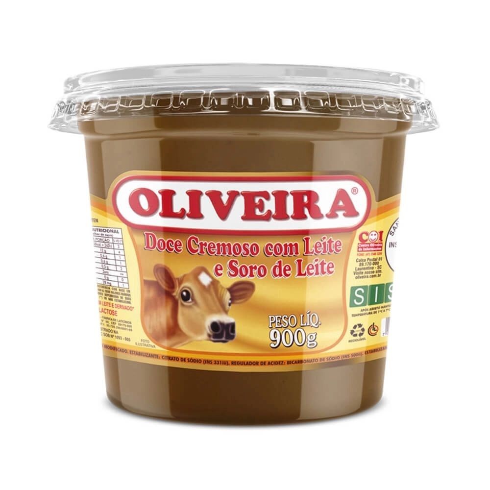 Doce De Leite Oliveira Pote 900gr - Food & Beverages