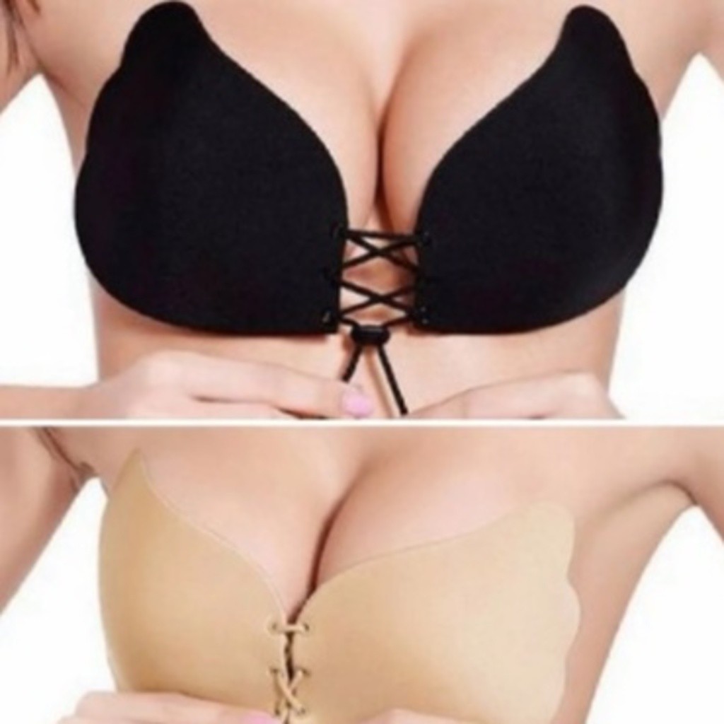 Sutia Adesivo Invisivel Levanta Peitos Seio Push Up Silicone Ajustável