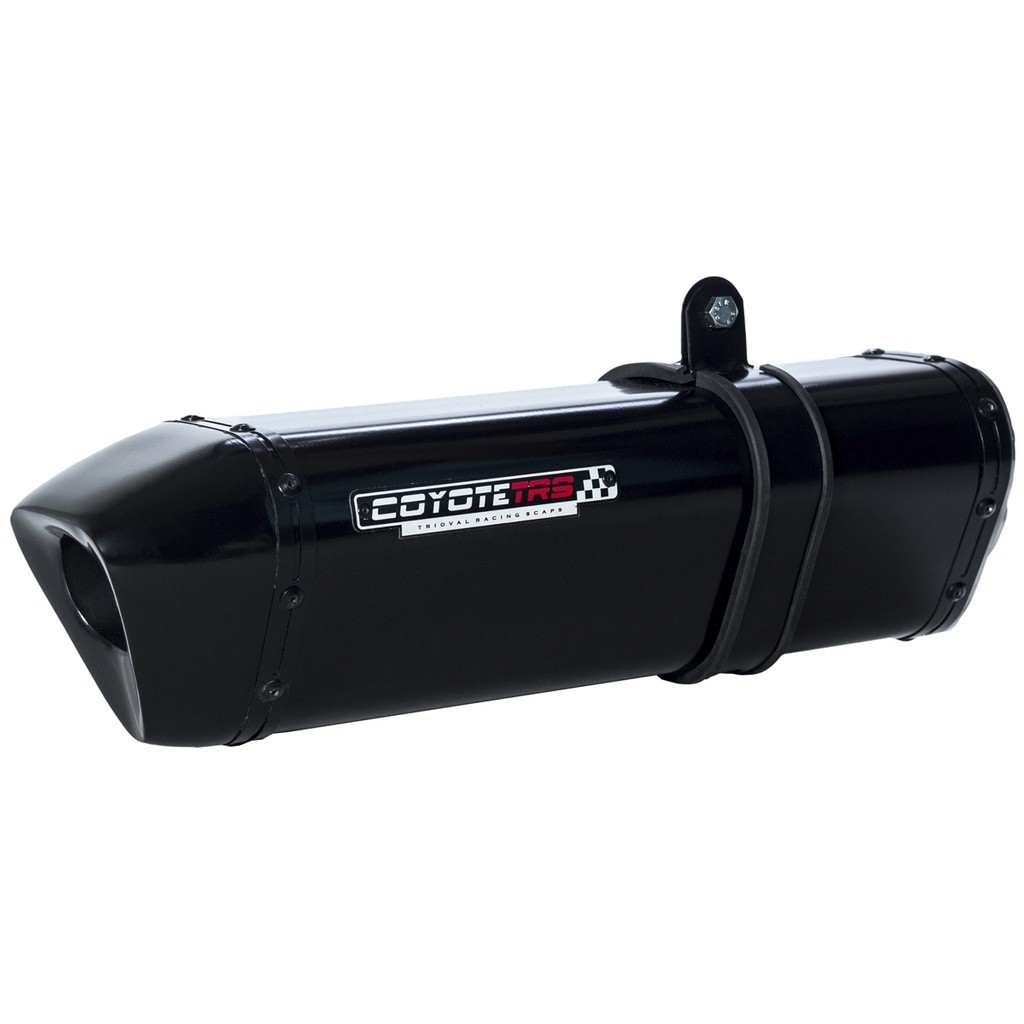 Escape / Ponteira Coyote TRS Tri-Oval 300mm Alumínio - GSX 650 F / Bandit 650 &amp; 1250 2009 em Diante - Suzuki