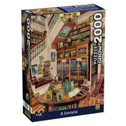 Brinquedo Infantil Quebra-Cabeça Puzzle A Livraria 2000 Peças Grow - 04096