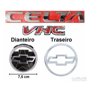 Kit Emblemas Celta Vhc - 2000 À 2002 - Modelo Original em Oferta na Shopee