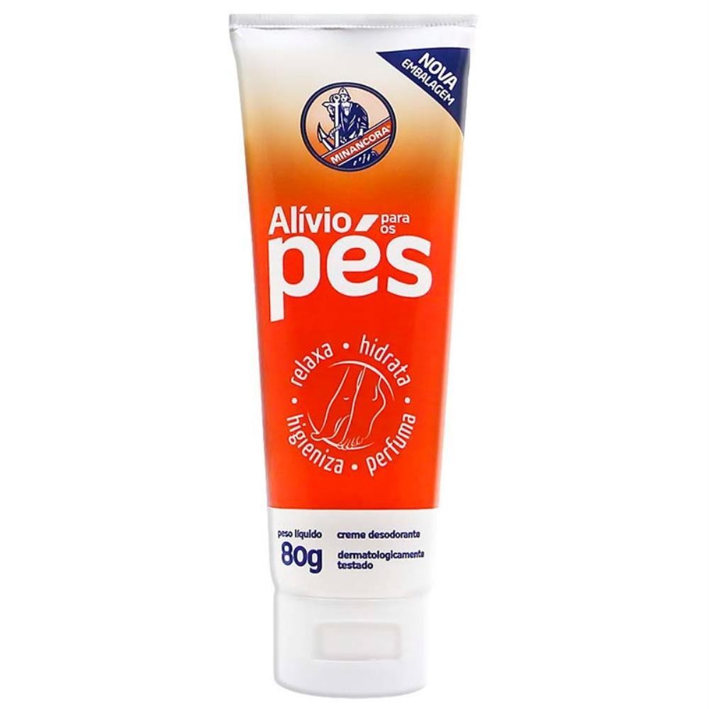 MINANCORA CREME ALÍVIO PARA OS PÉS COM 80G em Oferta na Shopee