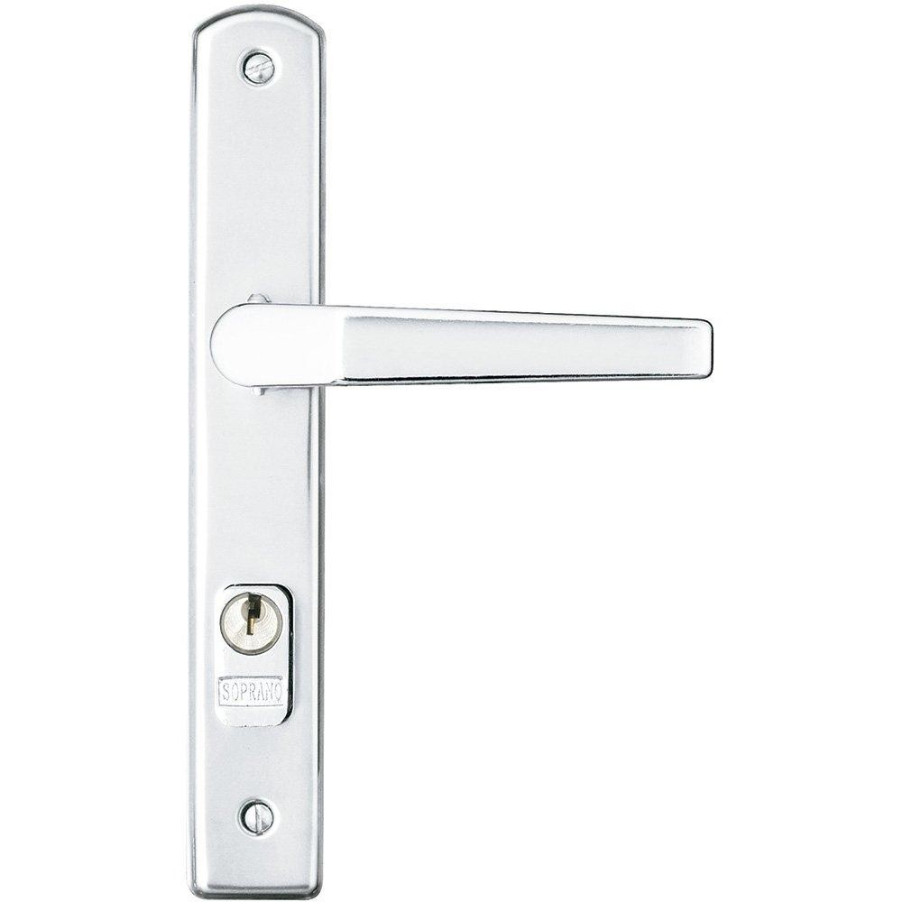 Fechadura Soprano 0520 Estreita Externa Cromado Alavanca em Oferta na Shopee