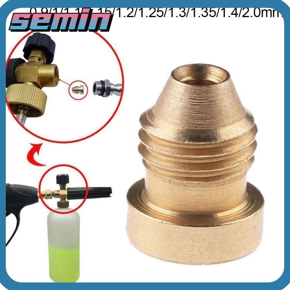 SEMIN 0,8-1,4mm Bocal Da Arruela De Pulverização Durável Núcleo Acessório Para Carros Orifício De Espuma De Neve