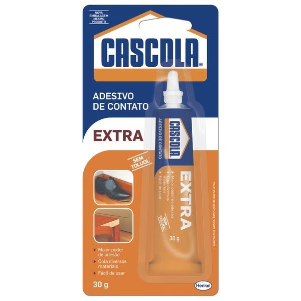 Cola De Sapateiro Contato Cascola Extra Bisnaga 30g Forte