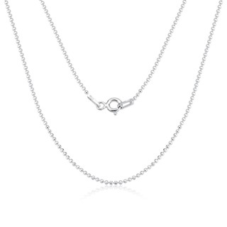 Corrente Feminina de Prata 925 Bolinha Diamantada 40cm em Oferta na Shopee