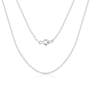 Corrente Feminina de Prata 925 Bolinha Diamantada 40cm
