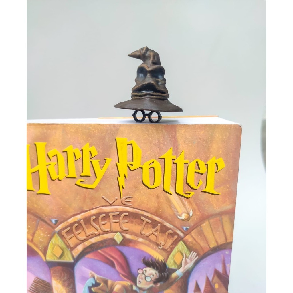 Marcador Pagina Livro Caderno HARRY POTTER CHAPEU SELETOR BOOKMARK Criativo Leitura Divertido personalizado iMPRESSAO 3D Marcador Pagina Livro Caderno HARRY POTTER CHAPEU SELETOR BOOKMARK Criativo Leitura Divertido personalizado iMPRESSAO 3D