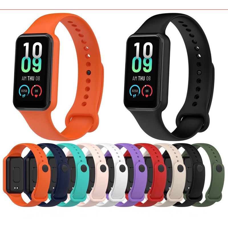 Pulseira kit2 Silicone Para Amazfit Band 7 SmartWatch Sport band 7