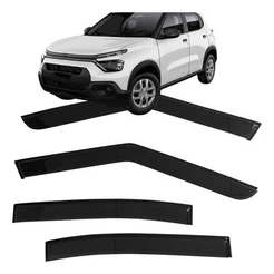 Calha de Chuva Defletor Citroen C-3 2022 2023 4 Portas Ecoflex