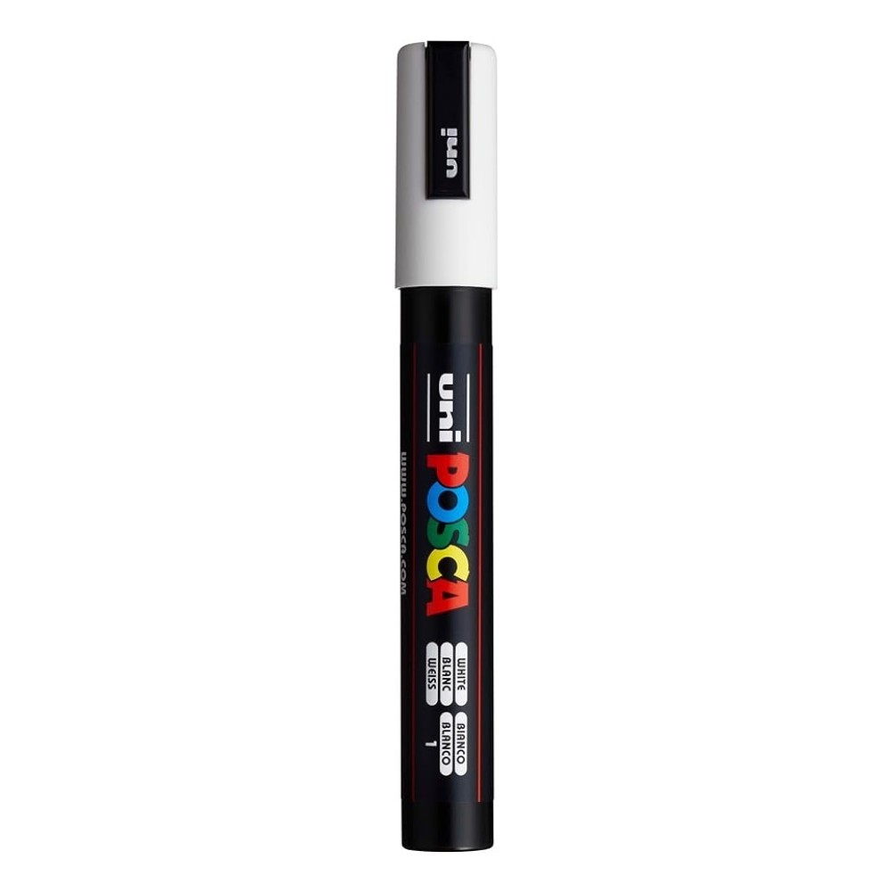 Caneta Posca Uni Ball PC-5M Branca em Oferta na Shopee