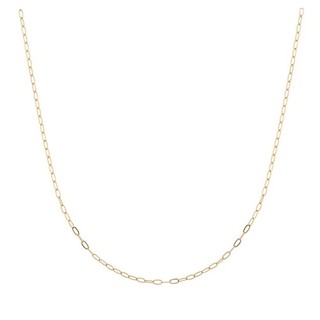 Corrente balãozinho zeta 40cm Ouro 18k fina