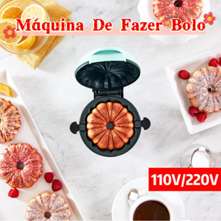 Mini Maquina De Fazer Bolo Bundt Maker 110v/220v 4 Cor em Oferta na Shopee