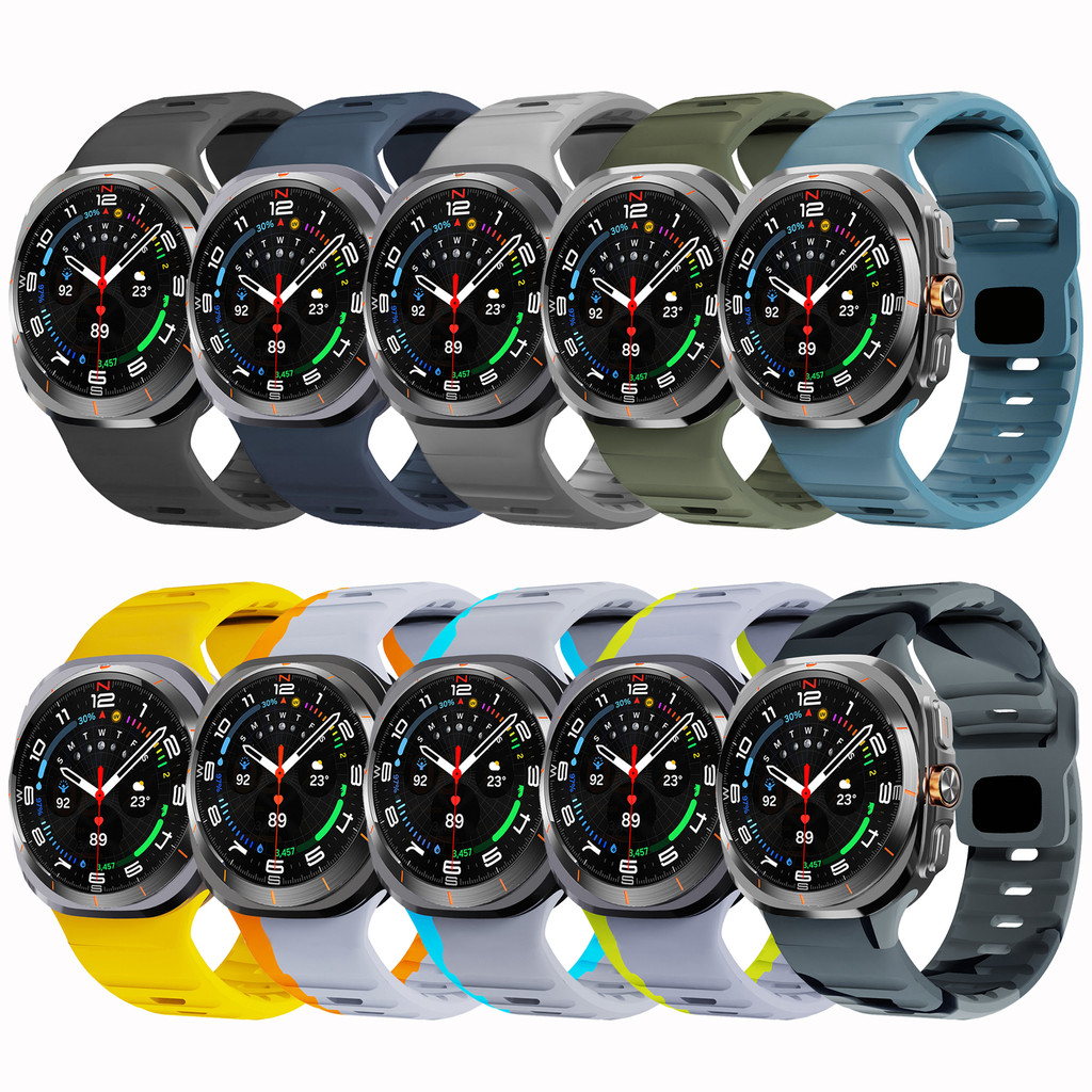 Pulseira de Silicone para Samsung Galaxy Watch 7 Ultra 47mm em Oferta na Shopee