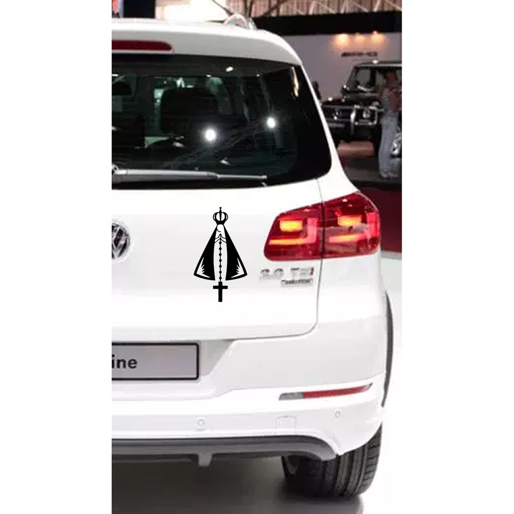 Adesivo Para Carro E Moto Nossa Senhora Aparecida - Adesivo Grande Religioso 