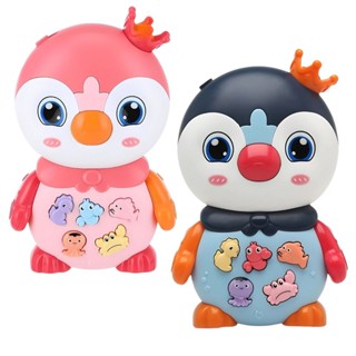 Pinguim Interativo Com Luz e Som - Castela em Oferta na Shopee