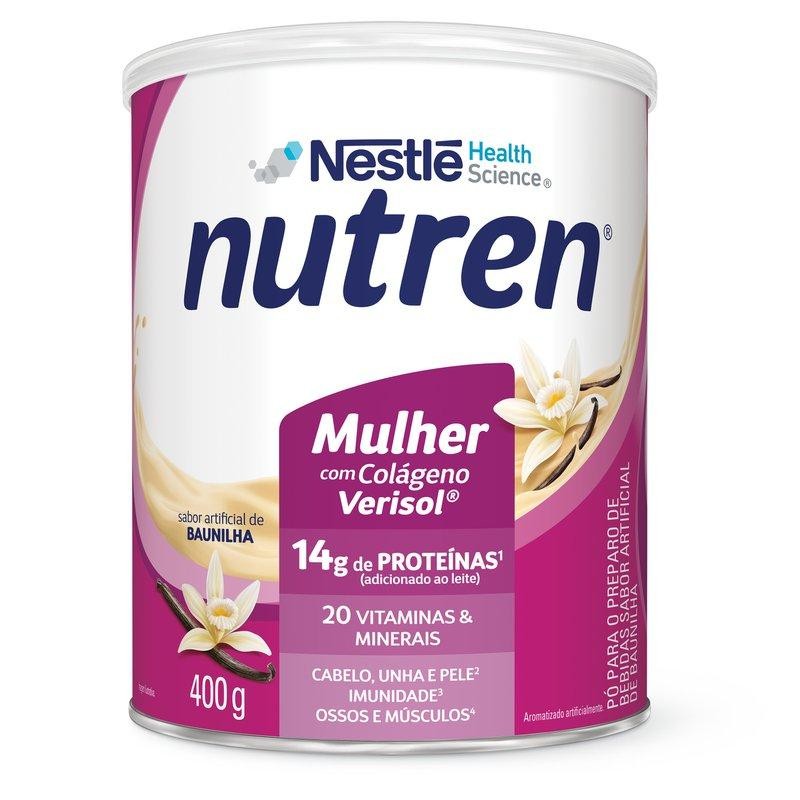 Complemento Alimentar Nutren Mulher Sabor Baunilha 400g
