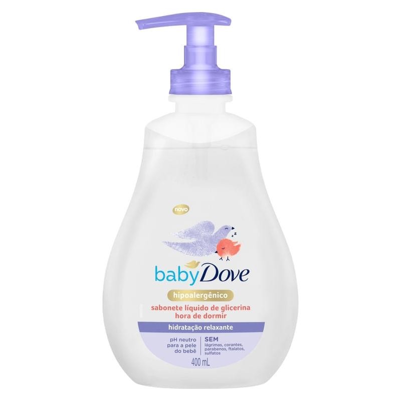 Sabonete Líquido de Glicerina Baby Dove Hora de Dormir 400ml em Oferta na Shopee