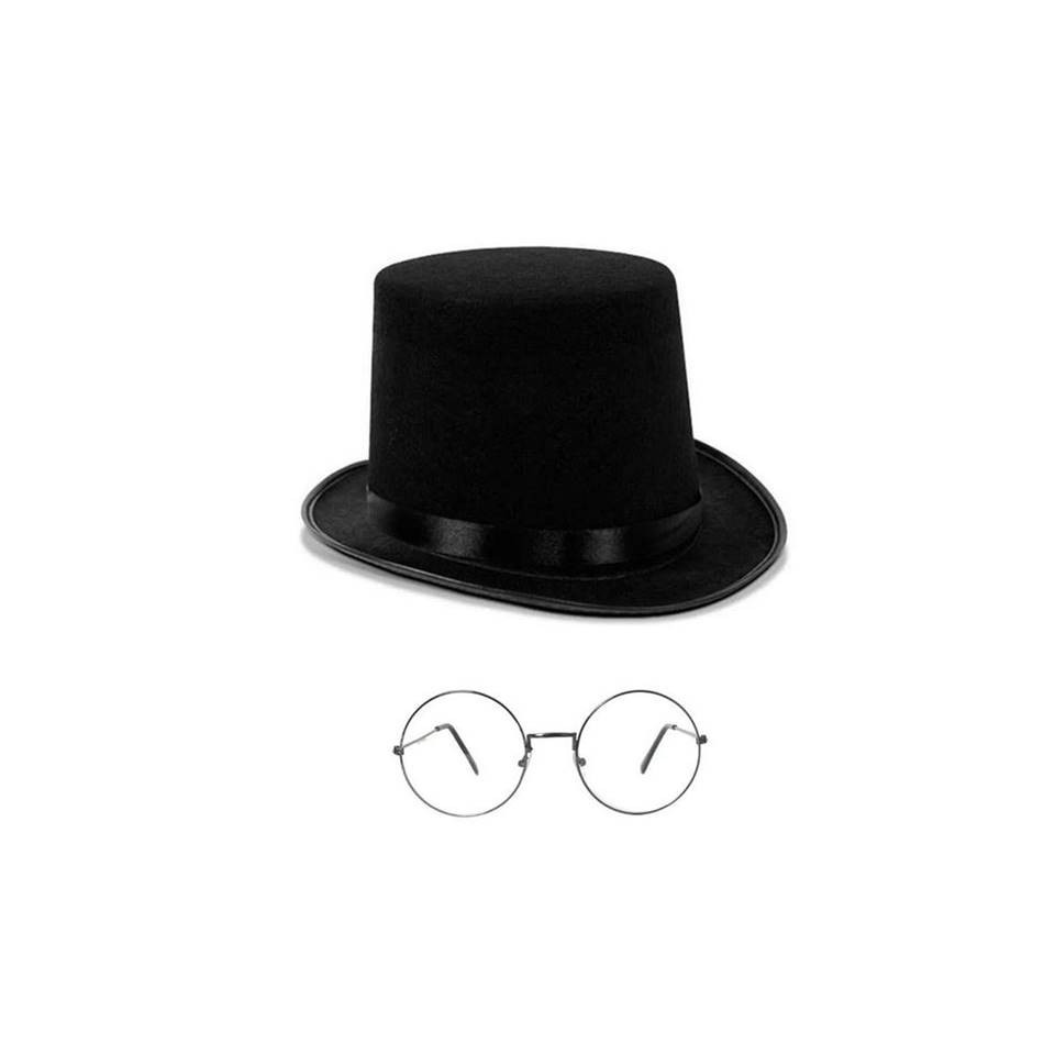 Fantasia Detetive Sherlock Holmes Cartola e Oculos Adulto
